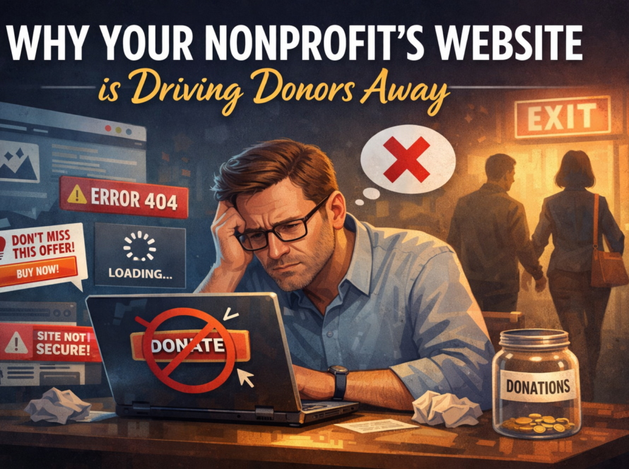 why your nonprofit's website is driving donors away